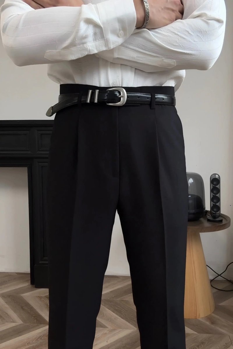 Hollywood Classic Trousers (Belt Included) - CAAYWORLD CAAYWORLD