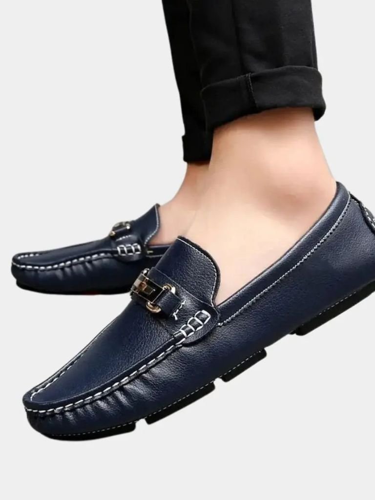 Italian Design Leather Loafers - CAAYWORLD CAAYWORLD