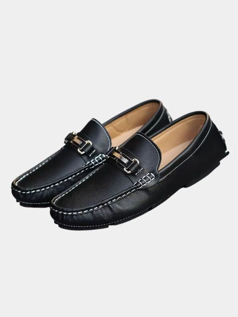 Italian Design Leather Loafers - CAAYWORLD CAAYWORLD