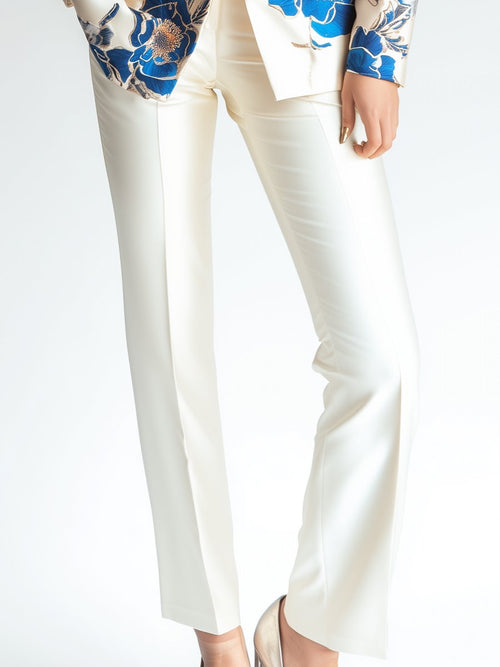 Classic Tailored Satin Trousers ZJ