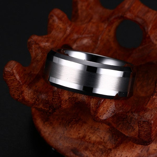 Classic Silver Wedding Band For Men Shineofidamond