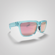 Kestryn Blush Pink Lens / Clear Blue Frame