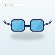 Kestryn Ice Blue Lens / Blue-Black Frame