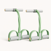 Two green Kinava toning bands