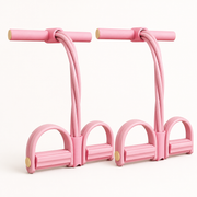 Two pink Kinava toning bands