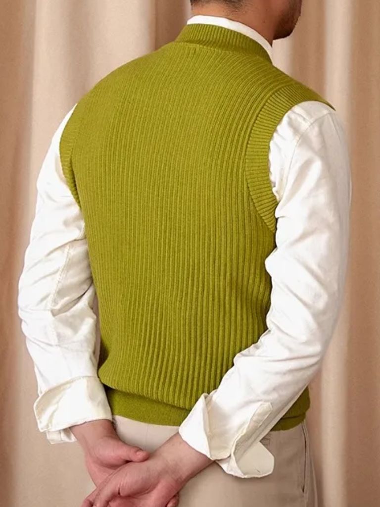 Knit Vest Waistcoat - CAAYWORLD CAAYWORLD