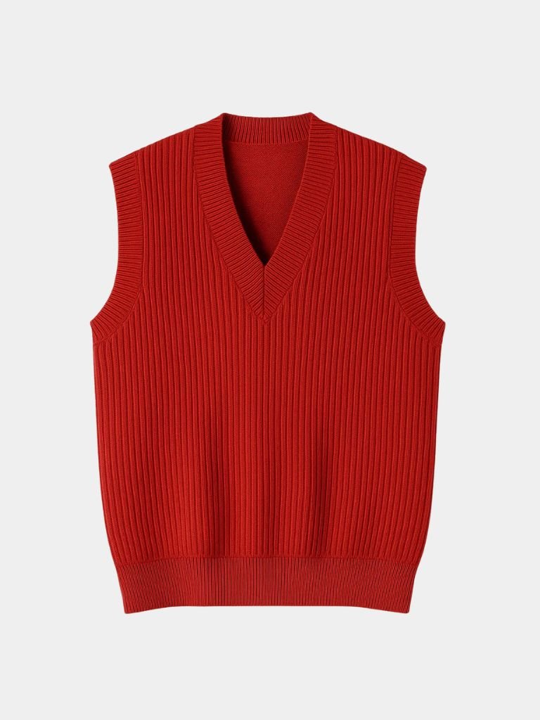 Knit Vest Waistcoat - CAAYWORLD CAAYWORLD