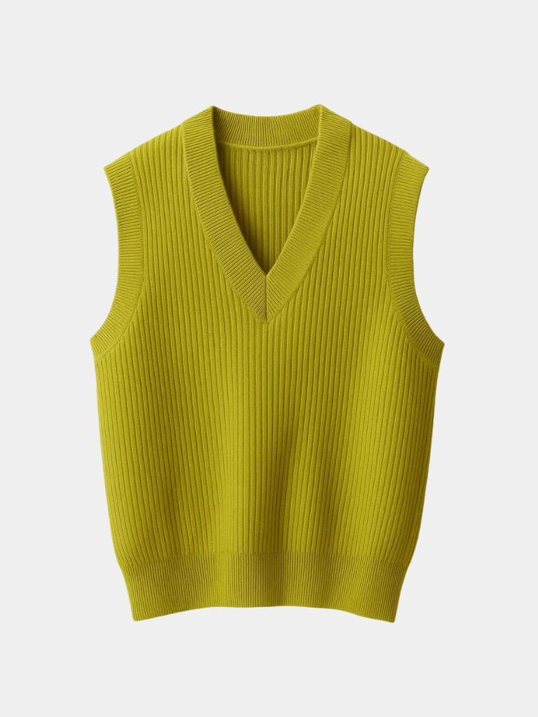 Knit Vest Waistcoat - CAAYWORLD CAAYWORLD