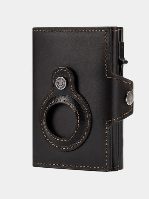 Leather Magnet Wallet Anti-Scam - CAAYWORLD CAAYWORLD