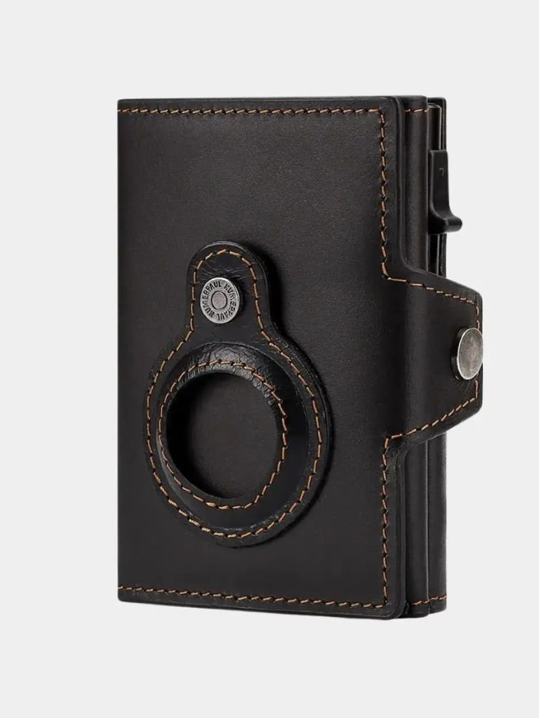 Leather Magnet Wallet Anti-Scam - CAAYWORLD CAAYWORLD