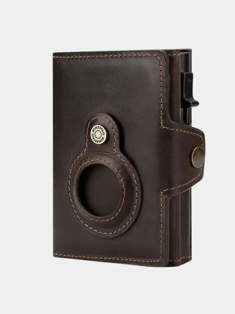 Leather Magnet Wallet Anti-Scam - CAAYWORLD CAAYWORLD