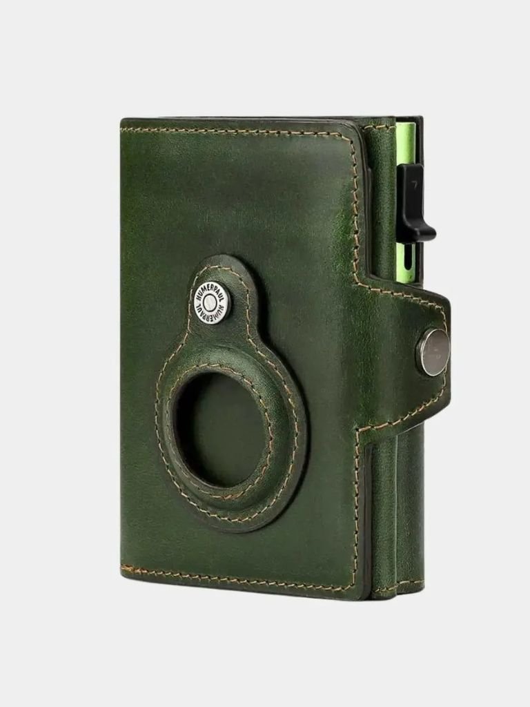 Leather Magnet Wallet Anti-Scam - CAAYWORLD CAAYWORLD