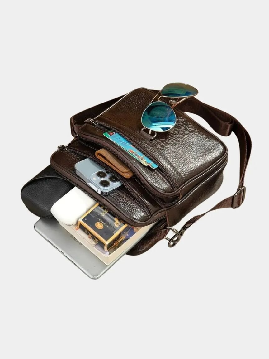 Leather Men's Shoulder Bag - CAAYWORLD CAAYWORLD