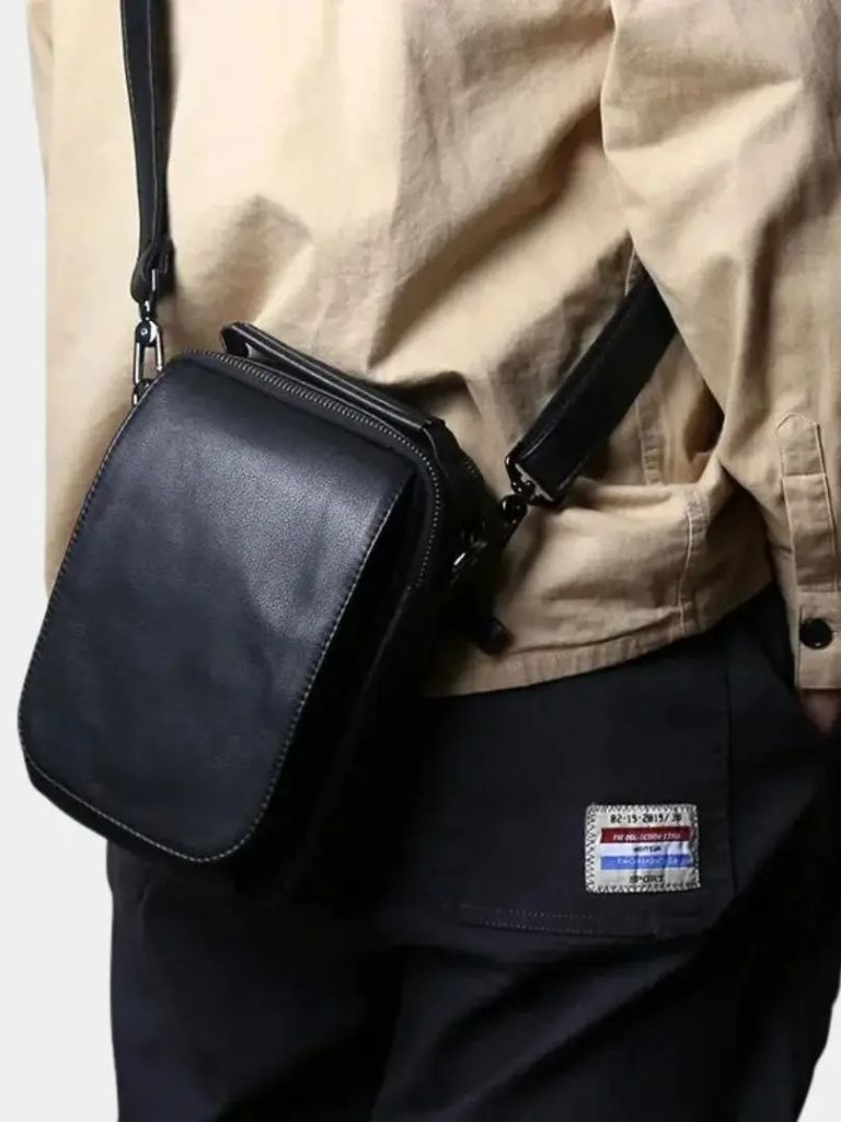 Leather Men's Shoulder Bag - CAAYWORLD CAAYWORLD