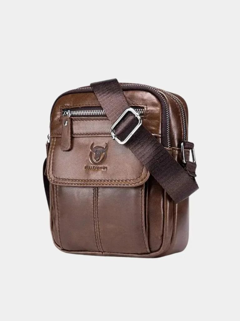 Leather Messenger Bag - CAAYWORLD CAAYWORLD