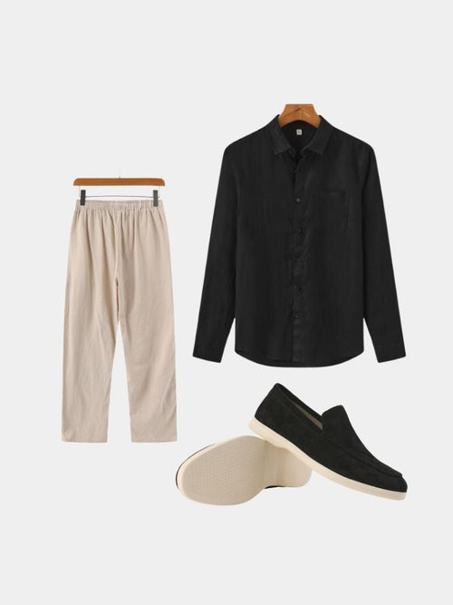 Linen Noire Set - CAAYWORLD CAAYWORLD