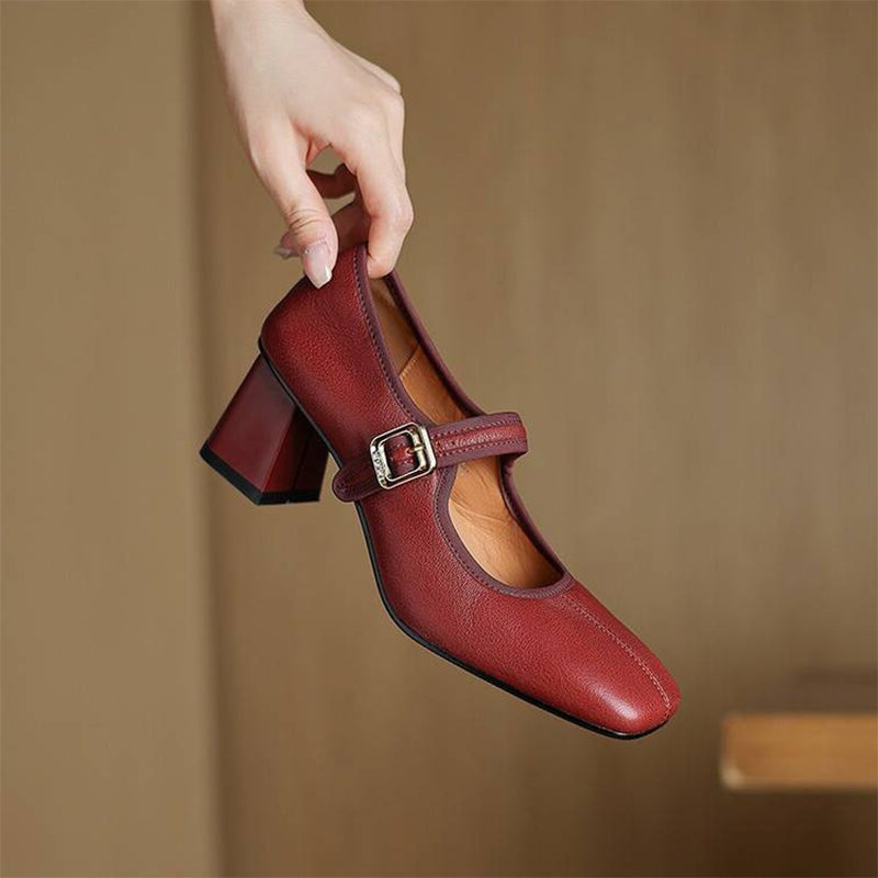 Nora™ | Elegant Strap Heels