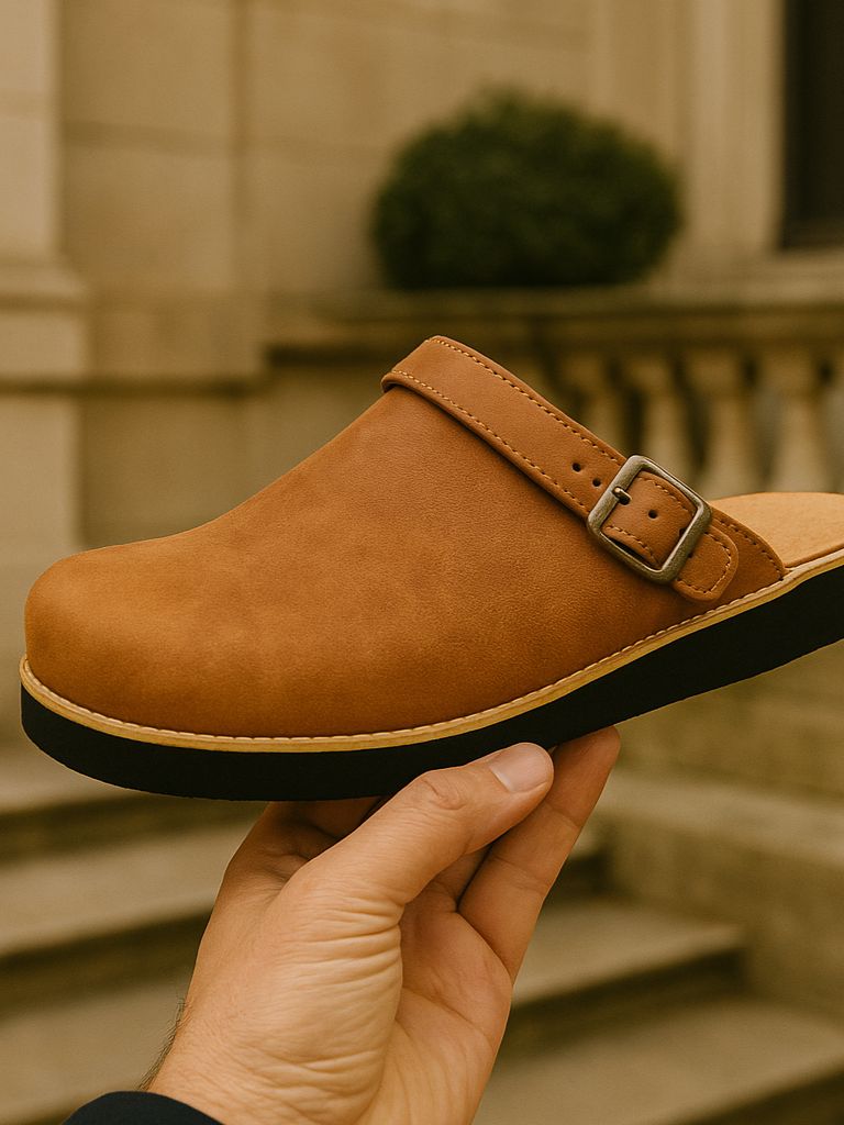 Men´s Leather Clog - CAAYWORLD CAAYWORLD