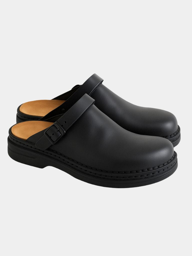 Men´s Leather Clog - CAAYWORLD CAAYWORLD