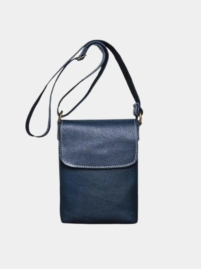 Men's Mini Leather Shoulder Bag - CAAYWORLD CAAYWORLD