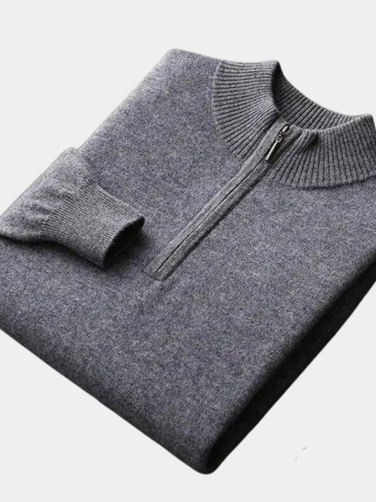 Merino Half Zip Sweater - CAAYWORLD CAAYWORLD