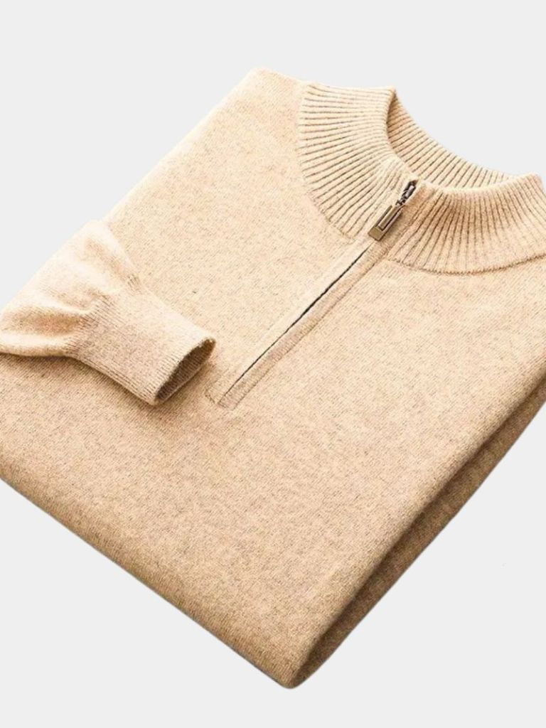 Merino Half Zip Sweater - CAAYWORLD CAAYWORLD