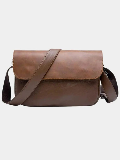Milan Essential Leather Shoulder Bag - CAAYWORLD CAAYWORLD
