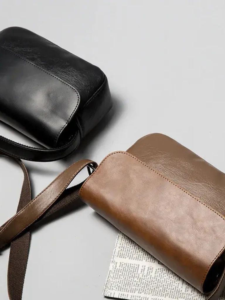 Milan Essential Leather Shoulder Bag - CAAYWORLD CAAYWORLD