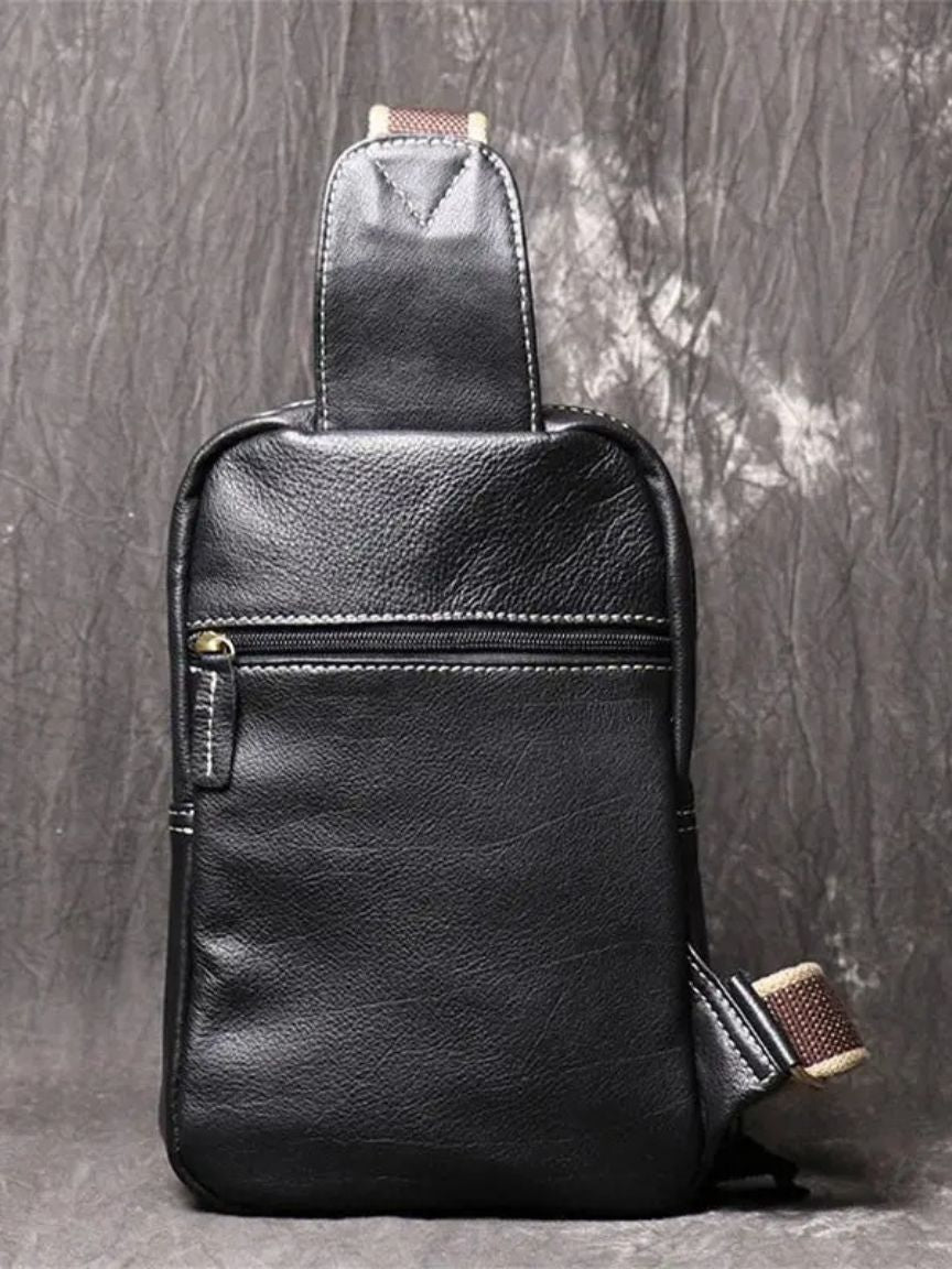 Minimalist Leather Shoulder Bag - CAAYWORLD CAAYWORLD