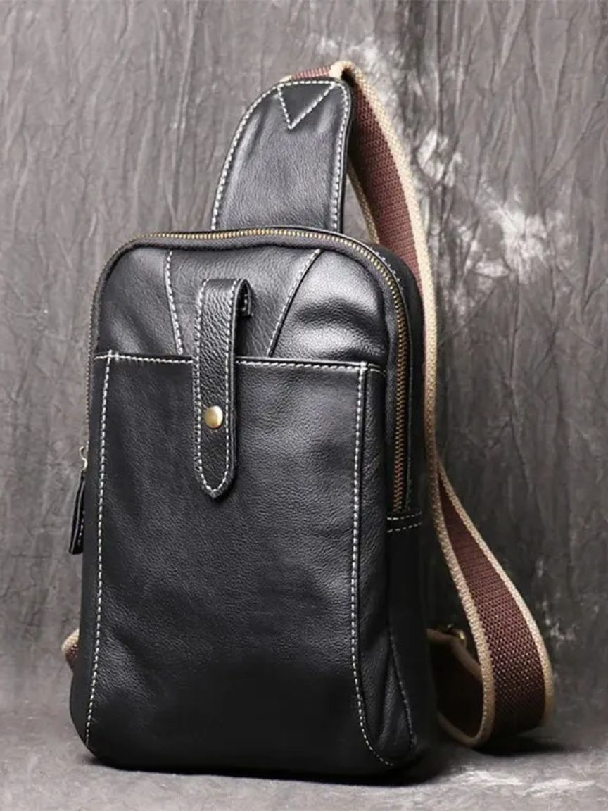 Minimalist Leather Shoulder Bag - CAAYWORLD CAAYWORLD