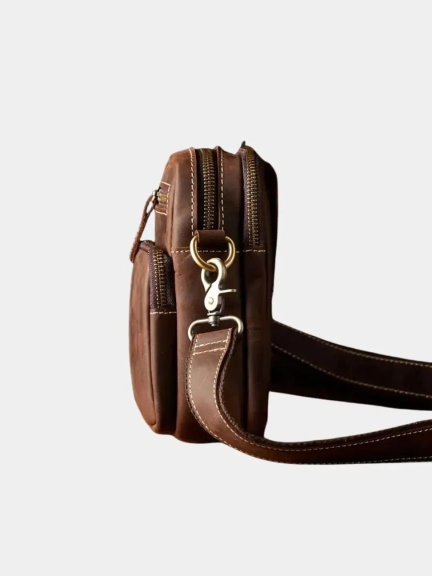 Retro Leather Men's Shoulder Bag - CAAYWORLD CAAYWORLD