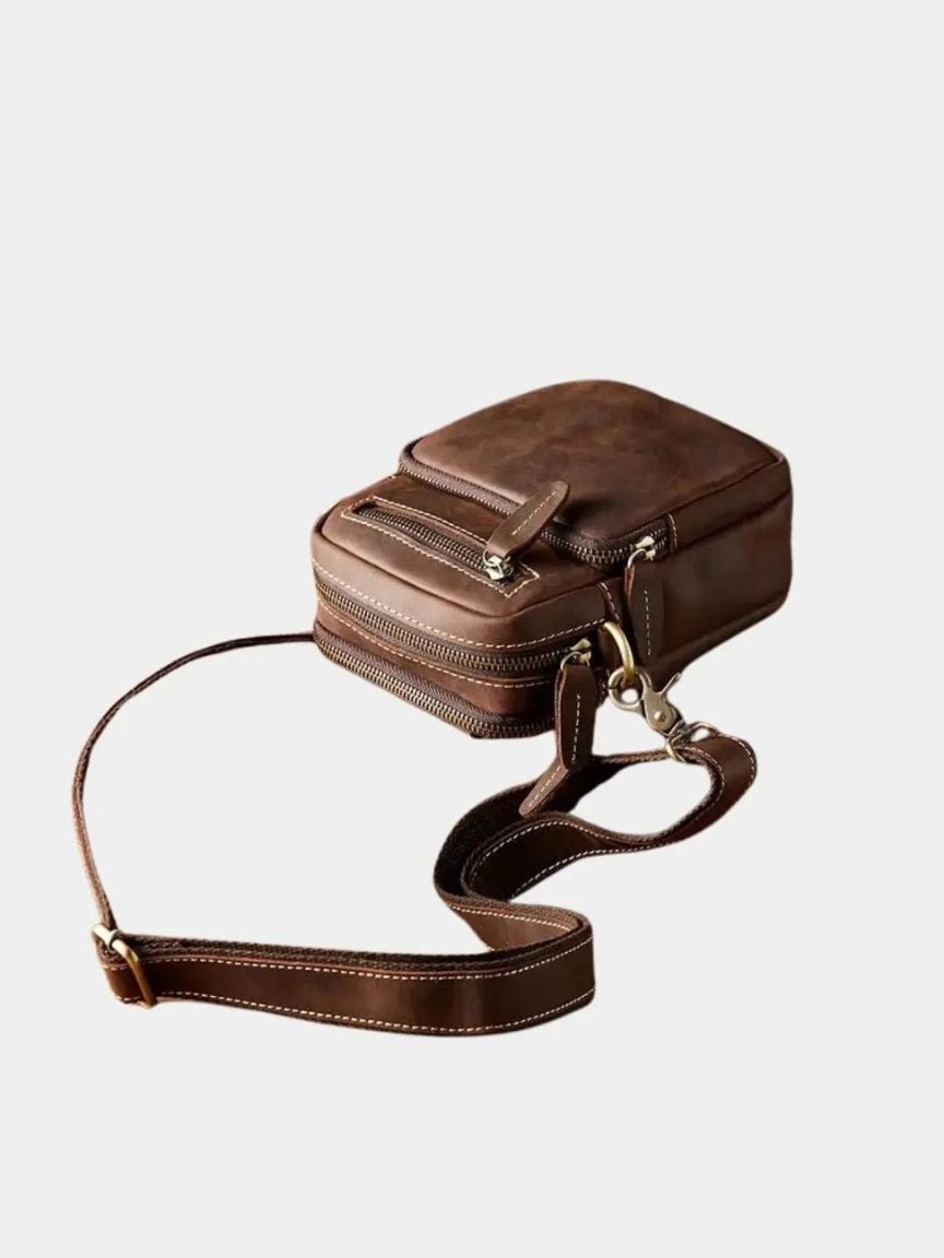 Retro Leather Men's Shoulder Bag - CAAYWORLD CAAYWORLD