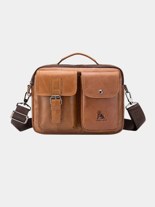 Retro Leather Square Shoulder Bag - CAAYWORLD CAAYWORLD