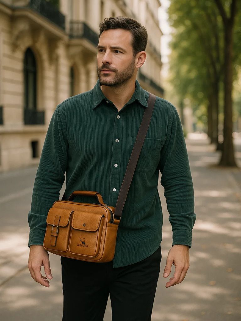 Retro Leather Square Shoulder Bag - CAAYWORLD CAAYWORLD
