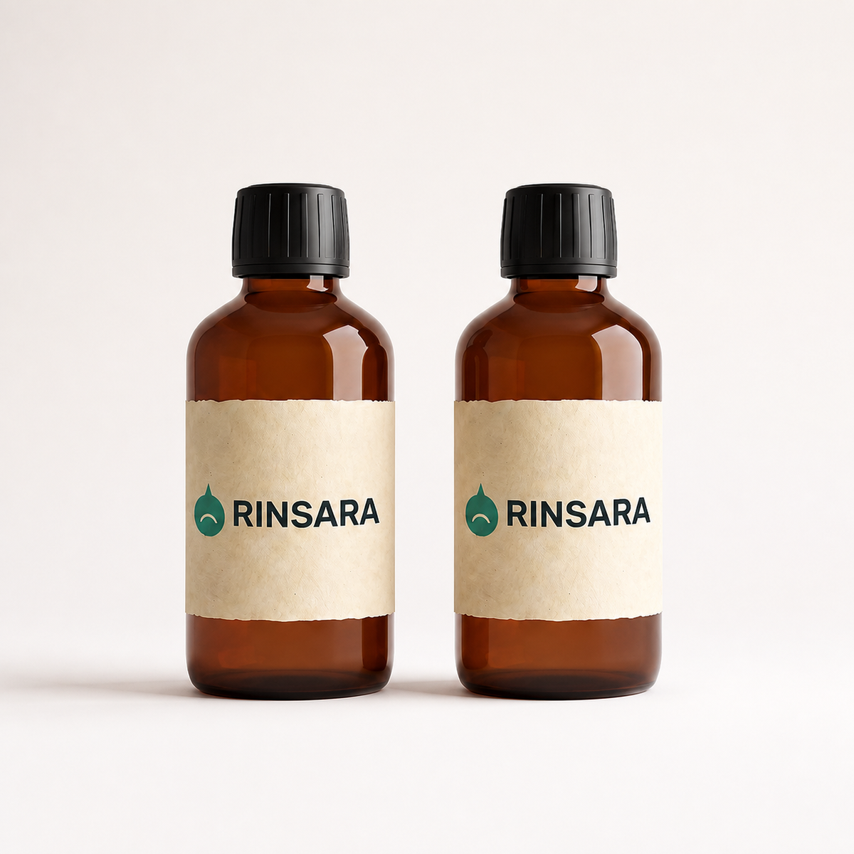 Two Rinsara oil pulling rinse bottles