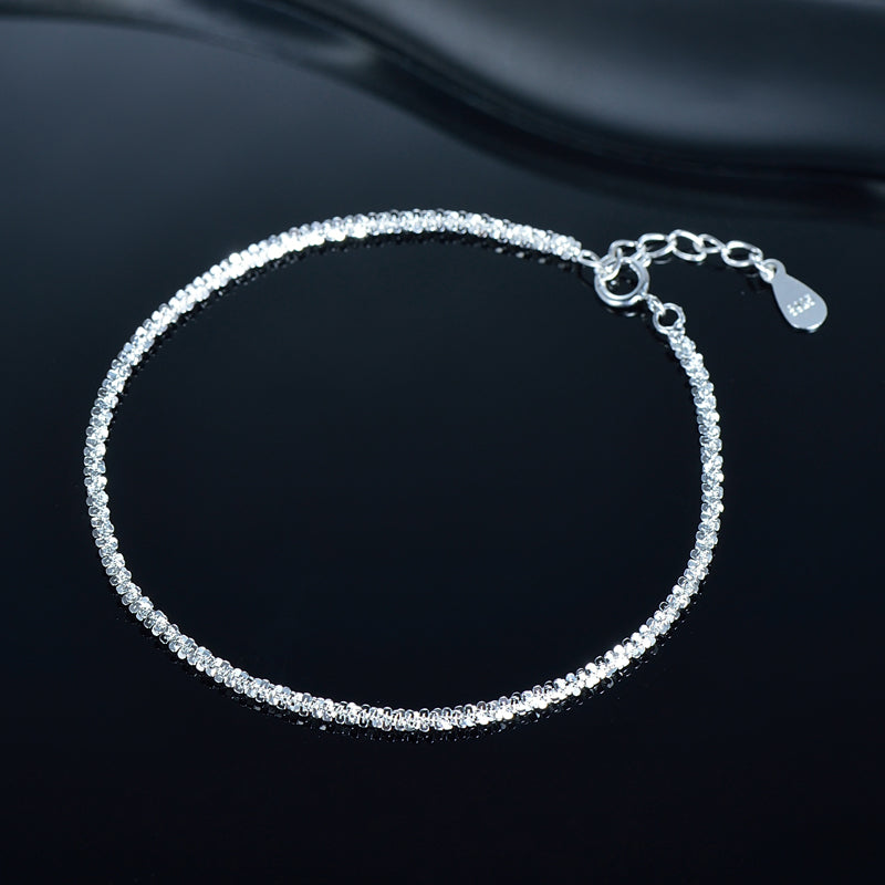 Women Elegant Sterling Silver Tennis Bracelet Shineofdiamond