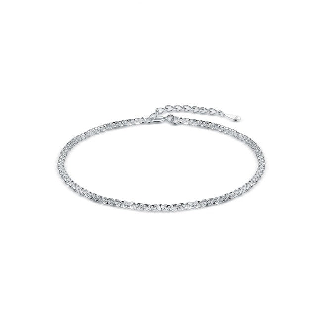 Women Elegant Sterling Silver Tennis Bracelet Shineofdiamond