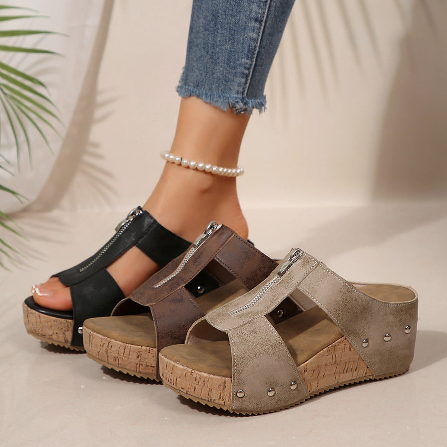 Piper™ | Chic Wedge Sandals
