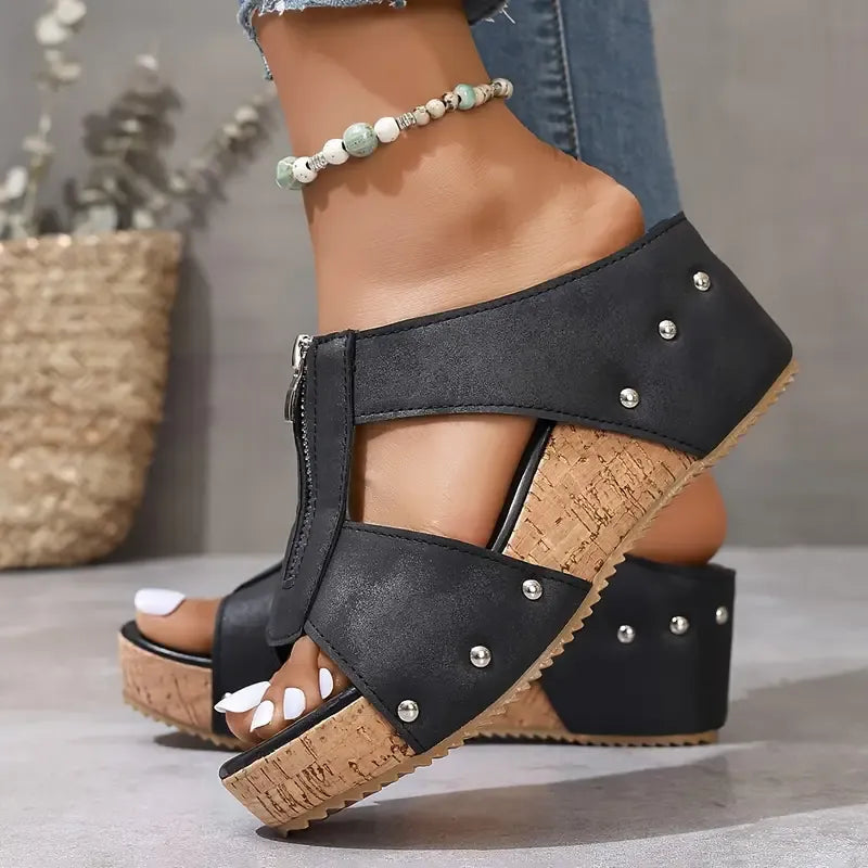 Piper™ | Chic Wedge Sandals