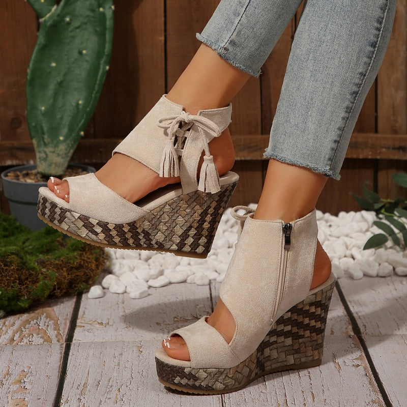 Mary™ | Boho Chic Woven Sandals