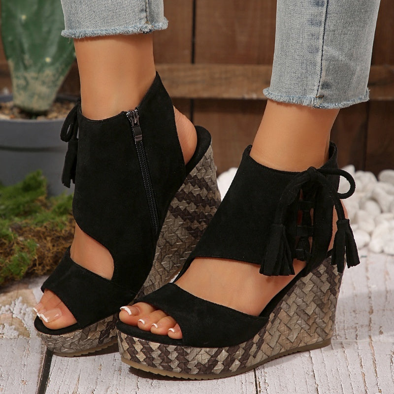Mary™ | Boho Chic Woven Sandals