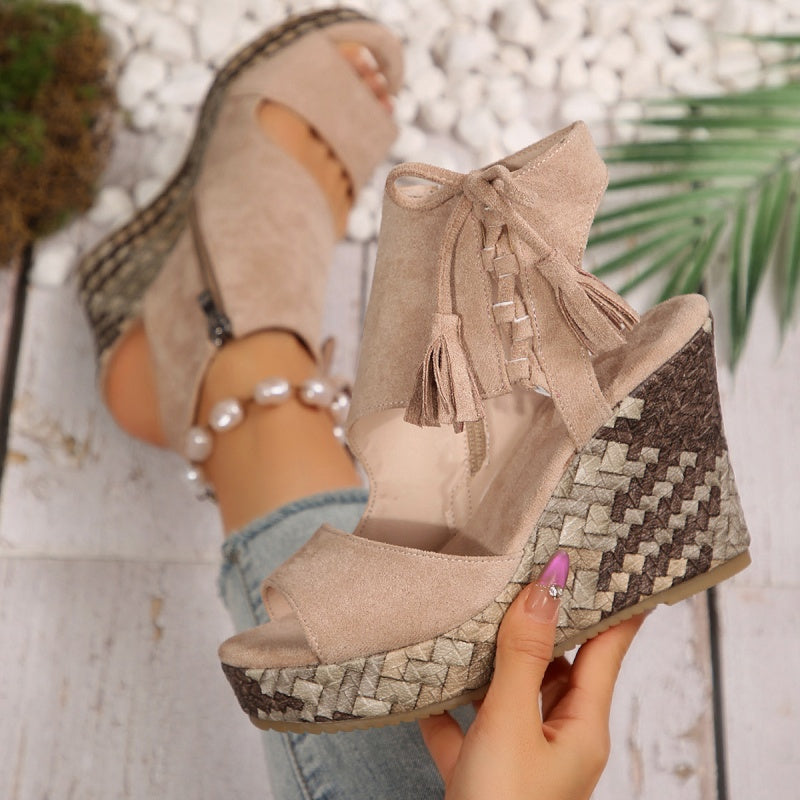 Mary™ | Boho Chic Woven Sandals