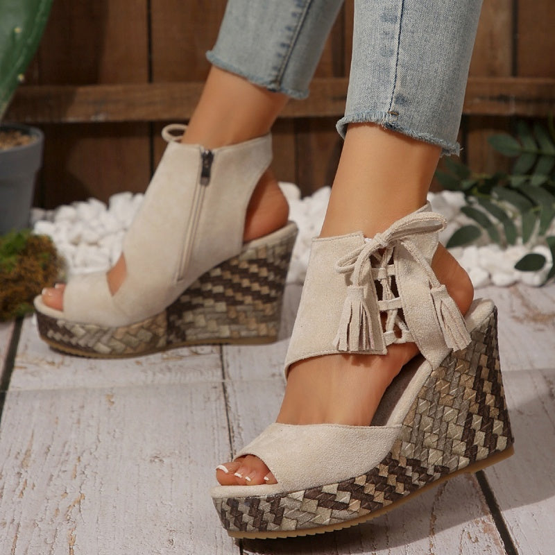 Mary™ | Boho Chic Woven Sandals