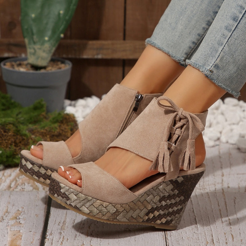 Mary™ | Boho Chic Woven Sandals