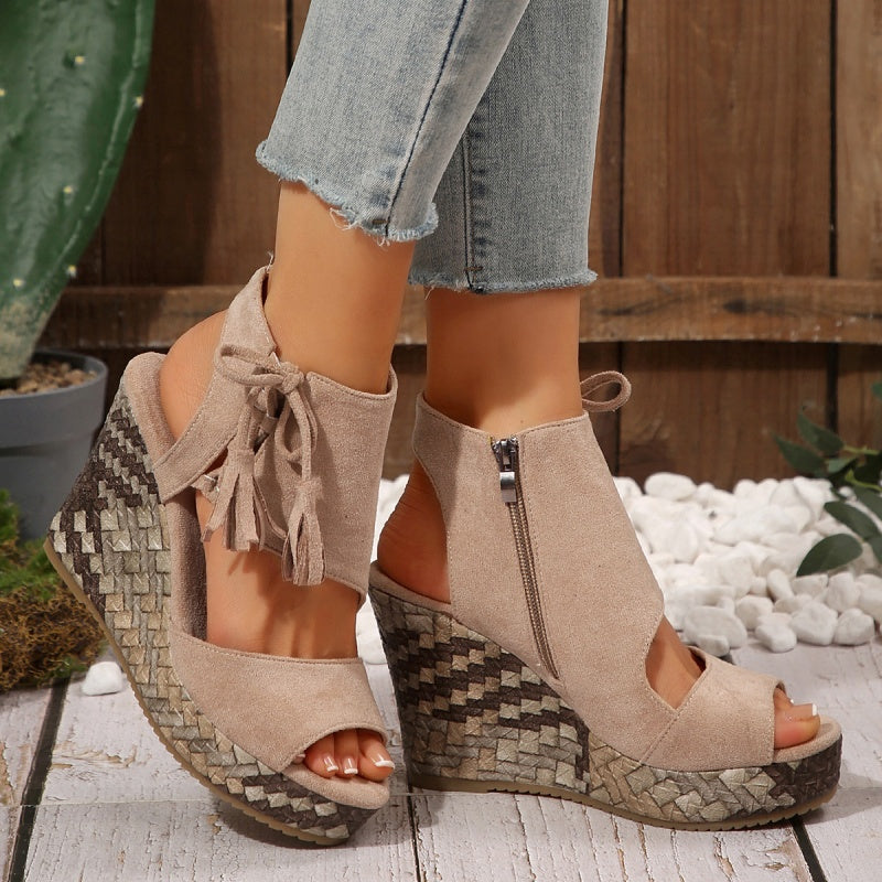 Mary™ | Boho Chic Woven Sandals