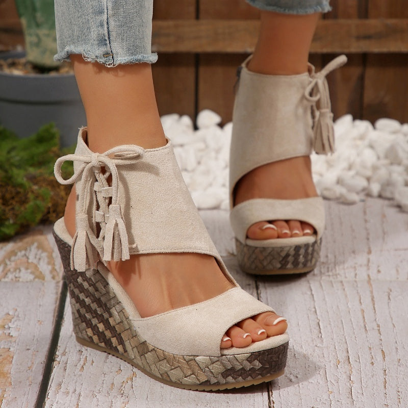 Mary™ | Boho Chic Woven Sandals