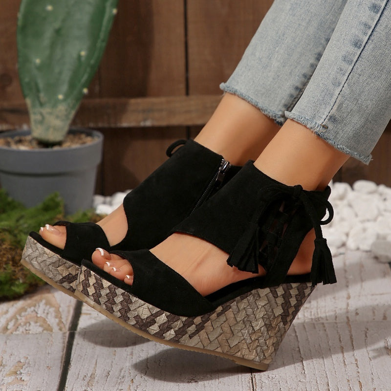 Mary™ | Boho Chic Woven Sandals