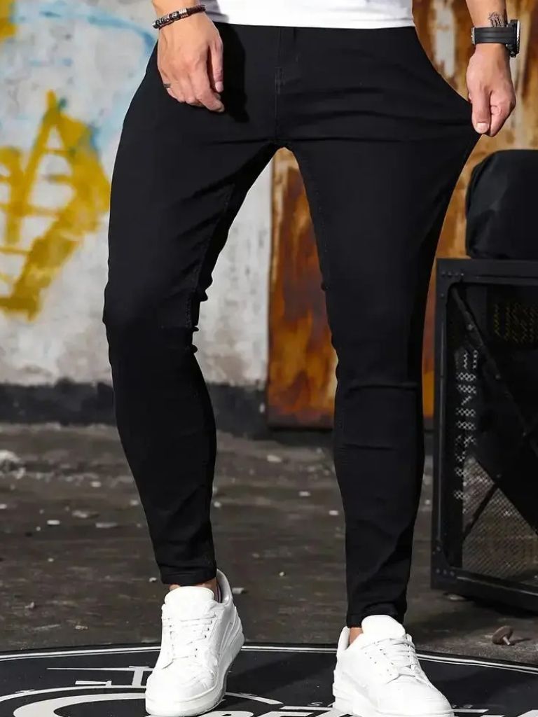 Stretchy Skinny Denim Jeans Trousers - CAAYWORLD CAAYWORLD