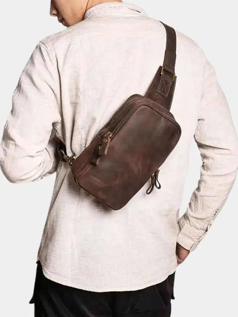 The Vanguard Leather Bag - CAAYWORLD CAAYWORLD