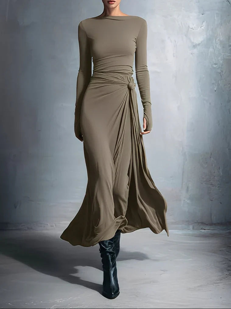 Naiara™ | Maxi Dress with Side Knot
